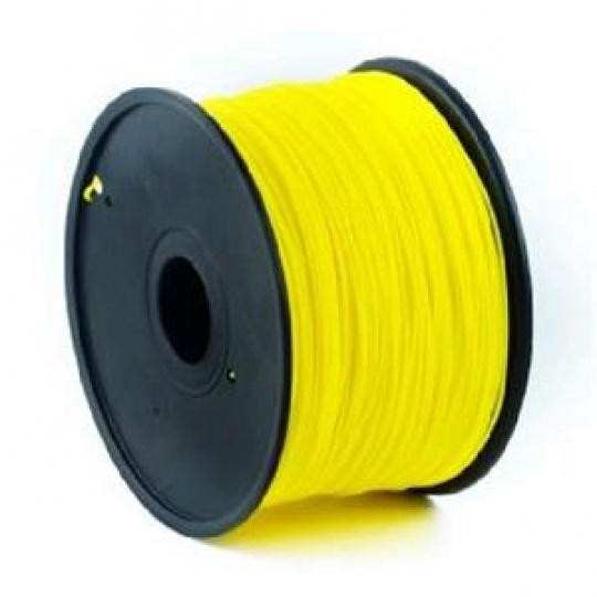 GEMBIRD Tisková struna (filament), PLA, 1,75mm, 1kg, žlutá