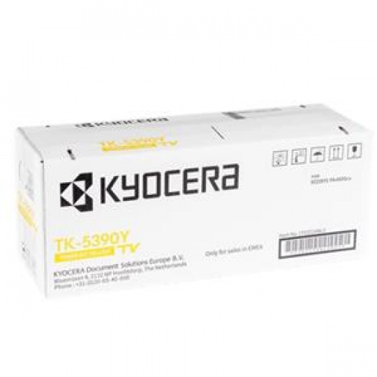 Kyocera toner TK-5390Y - 13 000 stran A4 (při 5% pokrytí), pro PA4500cx, žlutý