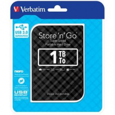 VERBATIM Store´n´ Go 2,5" GEN2 1TB USB 3.0 černý