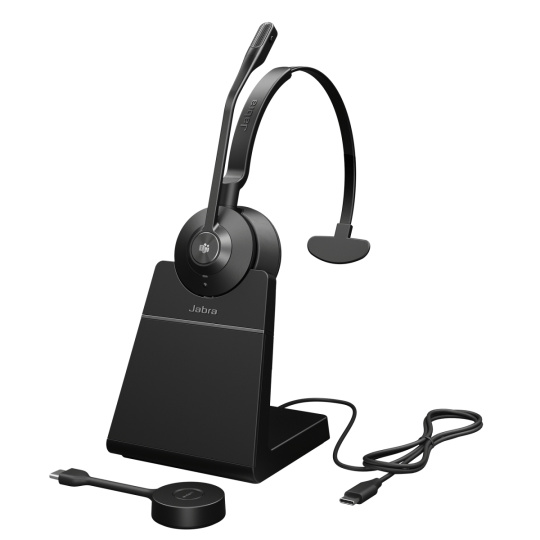 Jabra Engage 55/Mono/USB-C/DECT/Bezdrát/MS/Stand/Černá