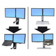 ERGOTRON WORKFIT CONVERT-TO-LCD & LAPTOP KIT FROM DUAL DISPLAYS, měnič uchycení