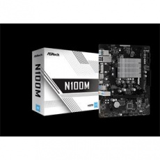 ASROCK MB N100M s integrovaným intel CPU quad-core N100 (1x DDR4, VGA +HDMI+DPort, PCI-E, 2xSATA3, M.2 , 7.1, GLAN, mini