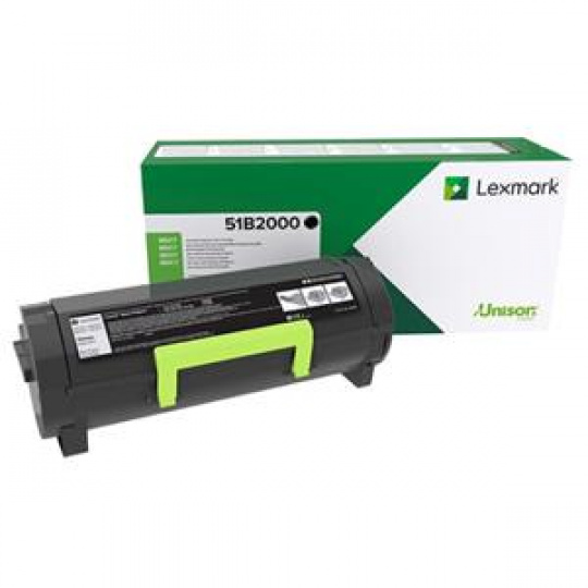 Lexmark MS/MX3/4/5/61x Black Toner Cartridge Return - 2 500 stran