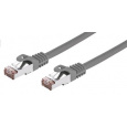 Kabel C-TECH patchcord Cat6, FTP, šedý, 20m