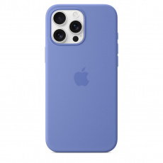 iPhone 16 Pro Max Silicone Case with MS-Periwinkle