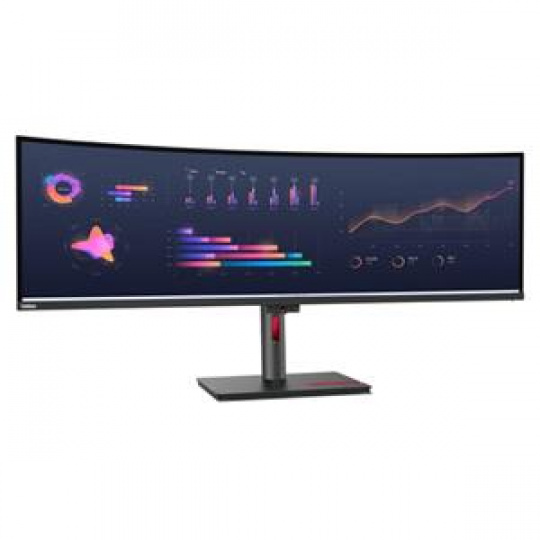 Lenovo LCD P49w-30 49" IPS zakřivený/5120x1440/6ms/HDMI/DP/TB/4xUSB/USB-C/RJ45/Výškově nastavitelný/Pivot/Vesa