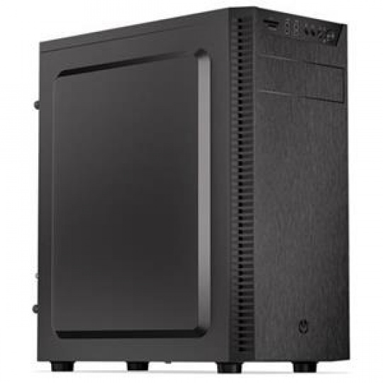 Endorfy Armis 100 Solid Skříň, Middle tower, bez zdroje, 2× USB 3.0, 1× 120mm ventilátor, čtečka karet, černá