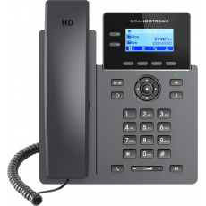 Grandstream GRP2602W SIP telefon, 2,21" LCD podsv. displej, 4 SIP účty, 2x100Mbit port, WiFi