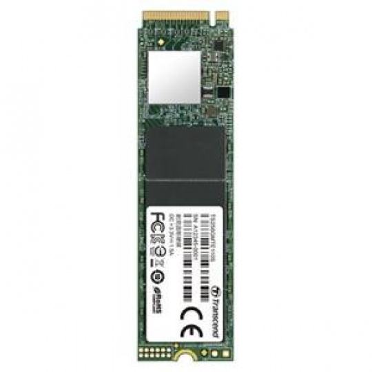 TRANSCEND MTE110S 256GB SSD disk M.2 2280, PCIe Gen3 x4 NVMe 1.3 (3D TLC), 1600MB/s R, 800MB/s W