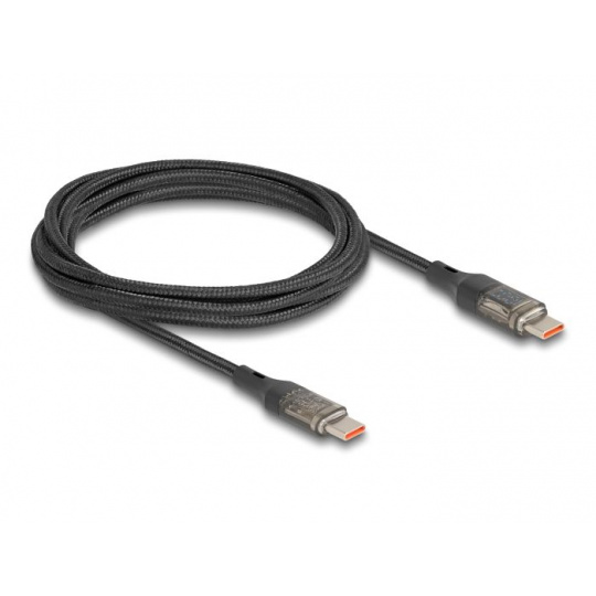 Delock USB 2.0 Datový a rychlonabíjecí kabel ze zástrčkového rozhraní , USB Type-C™, ze zástrčky na zástrčku, PD 3.0