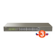 Tenda TEG1124P-24-250W PoE AT Gigabit switch 24x 1Gb/s s PoE 802.3af/at, PoE+ 225W, Rackmount, VLAN