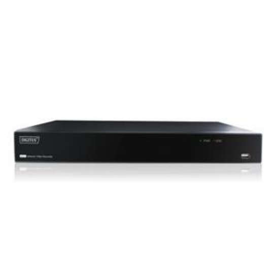 DIGITUS Plug&View NVR, 4 Kanäle, 720p, for Plug&View System only, 10/100/1000Mbps,2 x USB2.0,10W