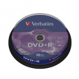 VERBATIM DVD+R AZO 4,7GB, 16x, spindle 10 ks