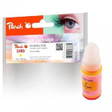 PEACH kompatibilní cartridge Canon CISS GI-490 Yellow, 70 ml