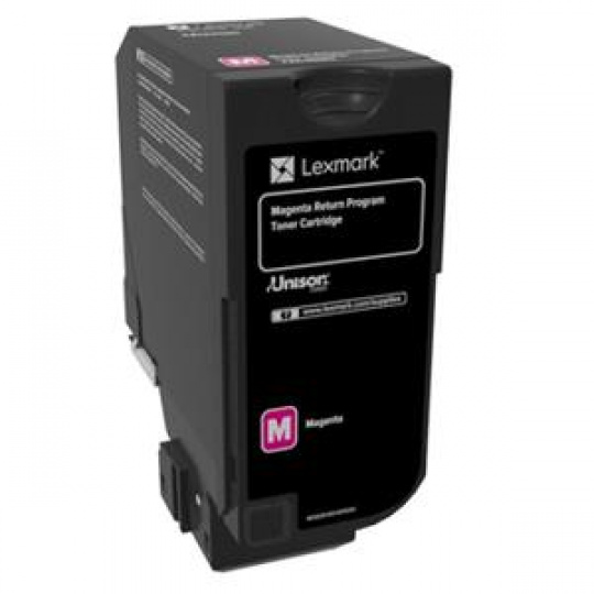 Lexmark CS720, CS725, CX725 Magenta Return Programme Toner Cartridge - 3 000 stran