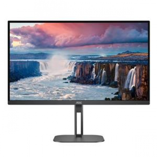 AOC LCD Q27V5N/BK 27" VA/2560x1440@75Hz/1ms/300cd/20mil:1/4000:1/2xHDMI/2xDP/Repro/Pivot/VESA