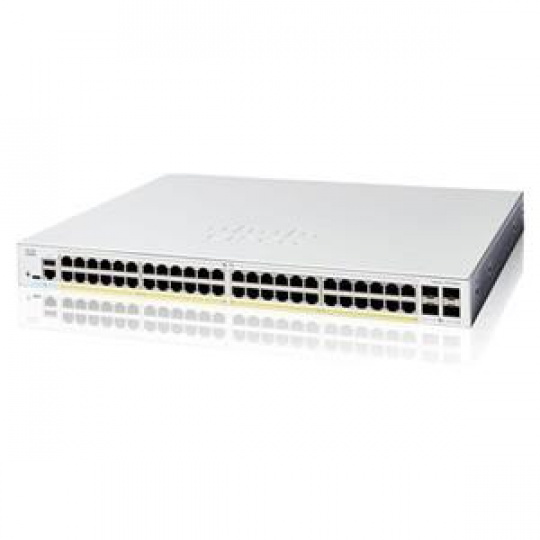 Cisco Catalyst switch C1300-48FP-4X (48xGbE,4xSFP+,48xPoE+,740W) - REFRESH