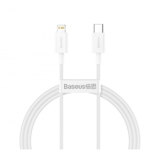 Baseus datový kabel Superior USB-C/Lightning 1m 20W bílý