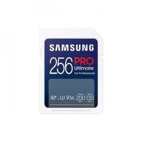 Samsung SDXC PRO ULTIMATE/SDXC/256GB/200MBps/UHS-I U3,V30