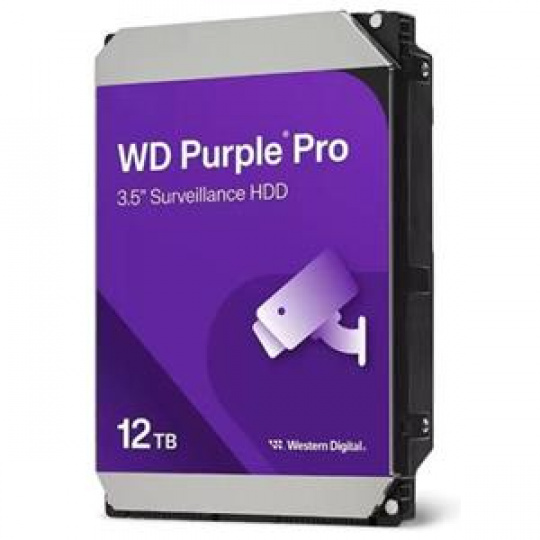 WD PURPLE PRO WD122PURP 12TB, SATA III 3.5", 512MB 7200RPM, 272MB/s, CMR