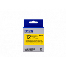 Epson Tape Cartridge LK-4YBVN Vinyl, Black/Yellow 12mm / 7m