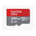 SanDisk MicroSDXC karta 200GB Ultra (120 MB/s, A1 Class 10 UHS-I, Android) + adaptér