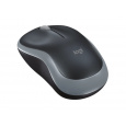 Logitech M185/Kancelářská/Optická/1 000 DPI/Bezdrátová USB/Šedá