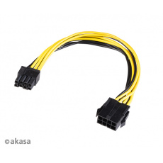 AKASA - 12V ATX 8-Pin na PCIe 6+2 pin adaptér