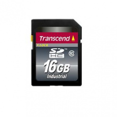 Transcend 16GB SDHC průmyslová paměťová karta, Class 10