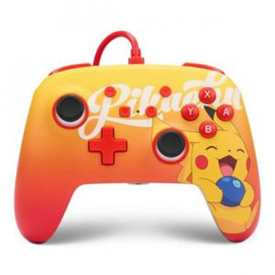 PowerA Enhanced Wired Controller for Nintendo Switch -  Oran Berry Pikachu