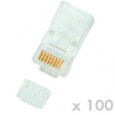 DATACOM Plug UTP CAT6 8p8c- RJ45 drát - 100 pack