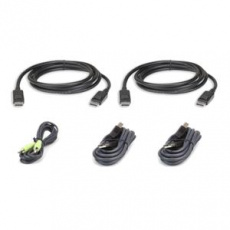 ATEN 3M USB DisplayPort Dual Display Secure KVM Cable Kit