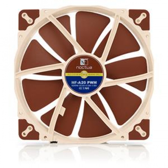 Noctua NF-A20-PWM, 200x200x30 mm, 4-pin, 800 RPM