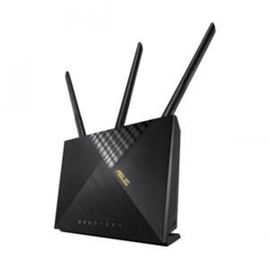 ASUS 4G-AX56, Dvoupásmový WiFi 6 AX1800 LTE router, Cat.6 300Mb/s Captive Portal, síťové zabezpečení AiProtection