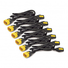 APC Power Cord Kit, ( 6ea) ,Locking,  10A, 100-230V, C13 to C14 0,6m, modrý