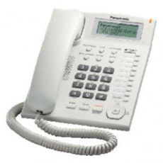 Panasonic KX-TS880FXW - jednolinkový telefon, bílý