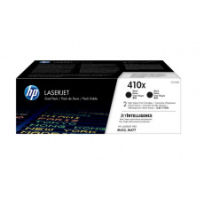 HP 410X tisková kazeta černá velká,CF410XD -2 pack