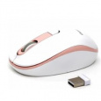 OMEGA MOUSE WIRELESS 1000/1200/1600 DPI WHITE-PINK