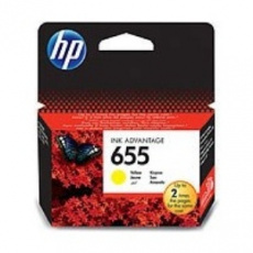 HP Ink Cartridge 655/Yellow/600 stran