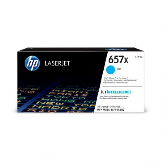 HP toner 657X/Cyan/23 000 stran