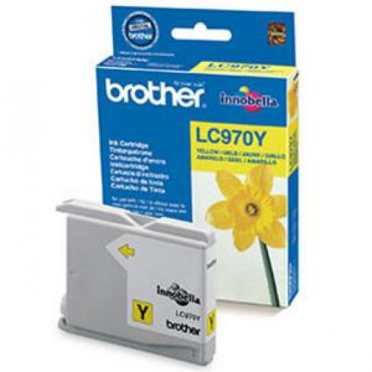 Brother LC-970Y (yellow, 300 str.@ 5%, draft)