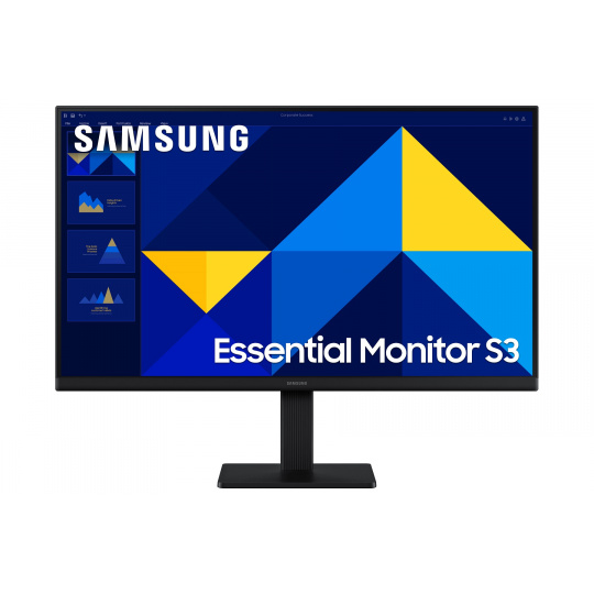 Samsung Essential S3, LS24D304GAUXEN, 24", IPS, FHD, 100Hz, 5ms, černý, záruka 2 roky 