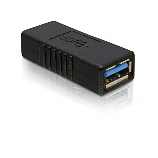 DeLock adaptér USB 3.0-A samice na USB 3.0 A samice