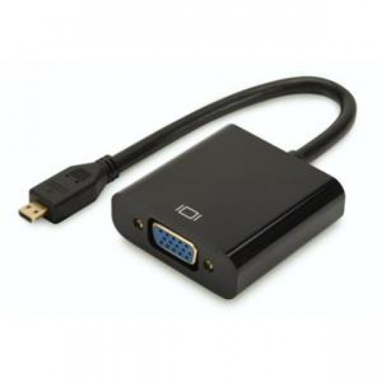 Digitus HDMI D ( Micro-HDMI ) na VGA Převodník, audio