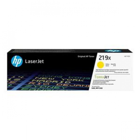 HP toner 219X/High Yield Yellow/2500 stran