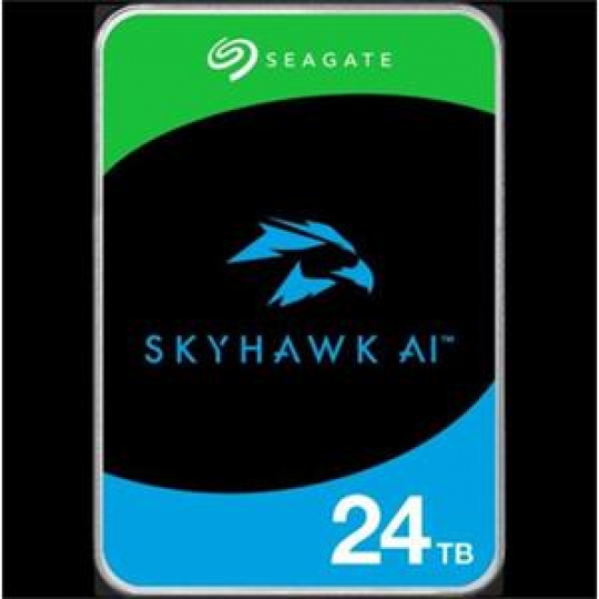 Seagate SkyHawk AI HDD, 24TB, SATAIII, 256MB cache, 7.200RPM