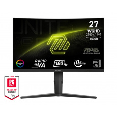 MSI MAG/275CQRF QD E2/27"/VA/QHD/180Hz/0,5ms/Black/3R