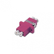 Digitus LC/LC Coupler, OM4, Color RAL 4003 Zirconia Ceramic Sleeve, Plastic housing,Multimode incl. fixing material