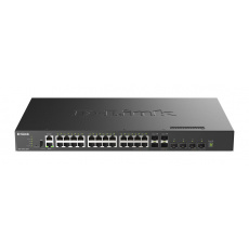 D-Link DXS-3410-32SY/E 10G Layer 3 Stackable Managed Switch, 24x 10GBASE-T, 4*10G SFP+, 4x 25G SFP28