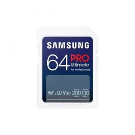 Samsung SDXC PRO ULTIMATE/SDXC/64GB/200MBps/UHS-I U3,V30